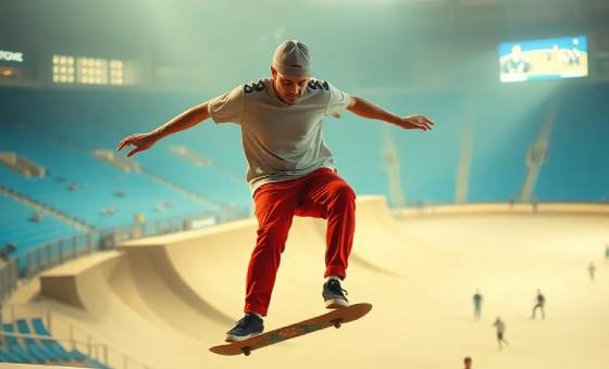 Skateboarding